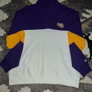 AE Tailgate Men’s LSU Tigers Quarter-Zip Sweatshirt